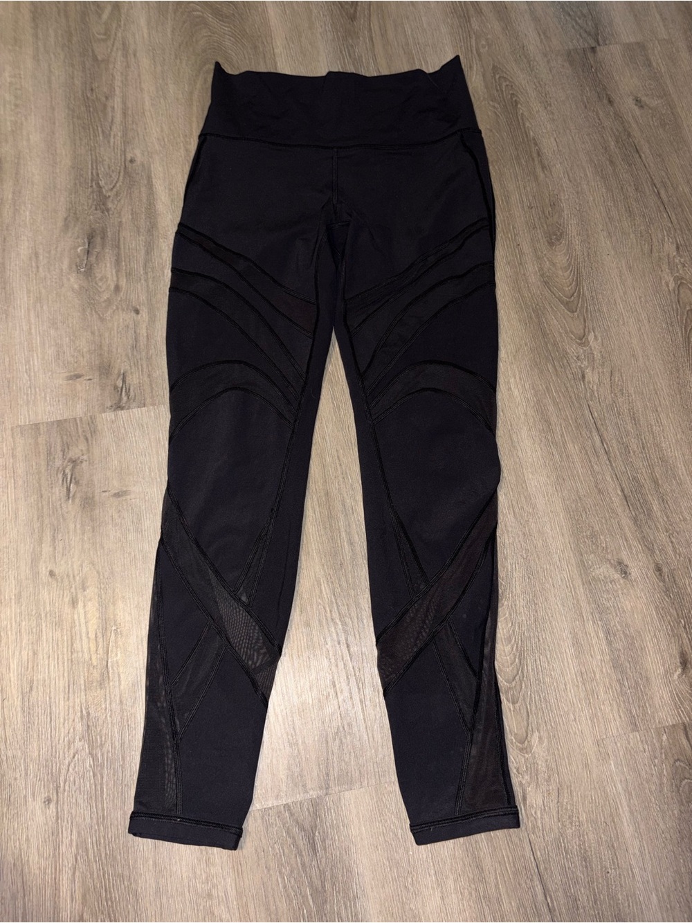 Lululemon | Black Mesh Leggings